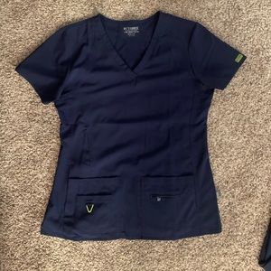 Scrub top and bottom